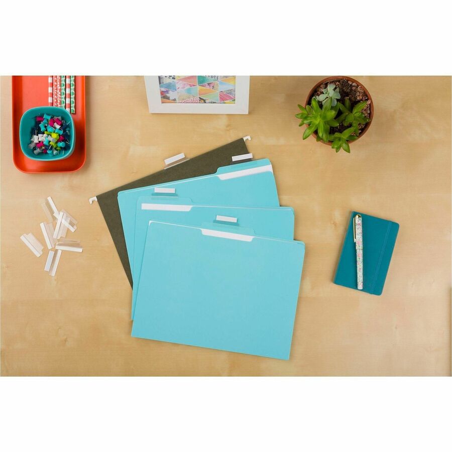 Avery® Index Tabs with Printable Inserts - Print-on Tab(s) - 2" Tab Height - Self-adhesive, Permanent - Clear Plastic Ta