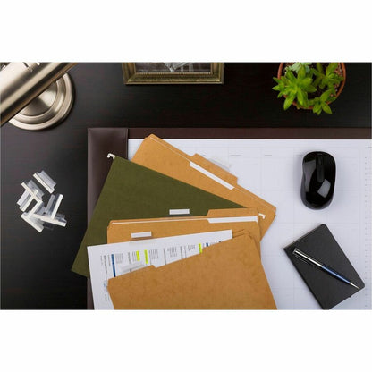 Avery® Index Tabs with Printable Inserts - Print-on Tab(s) - 2" Tab Height - Self-adhesive, Permanent - Clear Plastic Ta