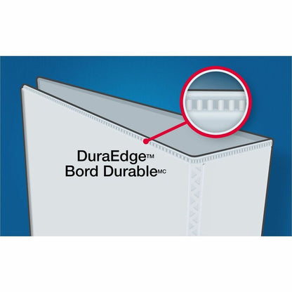 Avery Durable View Binder - 1/2" Binder Capacity - Letter - 8 1/2" x 11" Sheet Size - 375 Sheet Capacity - 375 x 1.50" R