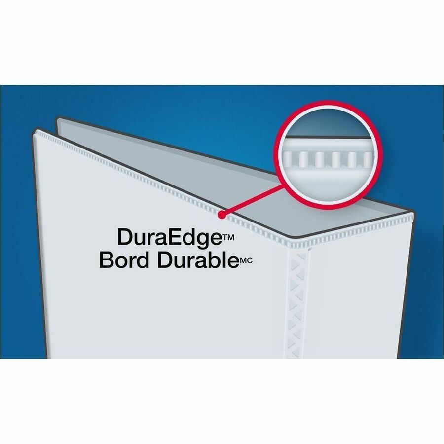 Avery Durable View Binder - 2" Binder Capacity - Letter - 8 1/2" x 11" Sheet Size - 375 Sheet Capacity - 530 x 2" Ring -
