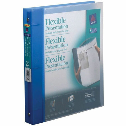 Avery Flexible Binder - 1" Binder Capacity - Letter - 8 1/2" x 11" Sheet Size - 175 Sheet Capacity - 1 2/5" Spine Width 