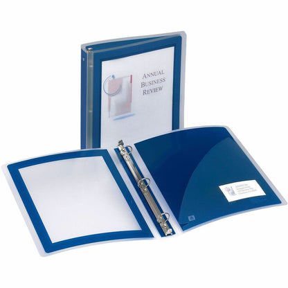 Avery® Flexi-View 3 Ring Binder - 1" Binder Capacity - Letter - 8 1/2" x 11" Sheet Size - 175 Sheet Capacity - 1 2/5" Sp