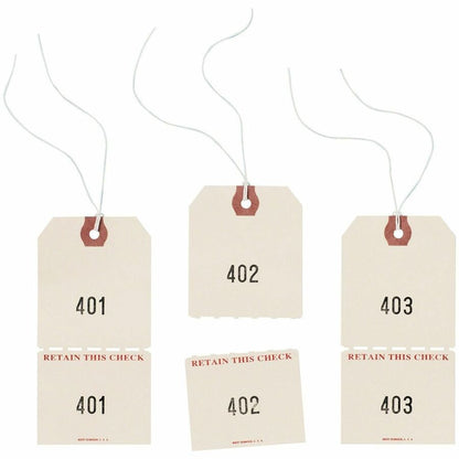 Avery® Duplicate Auto Park Tags, Manila, Strung, 4-3/4" x 2-3/8" , 500 Tags (18670) - 4.75" Length x 2.38" Width - Recta