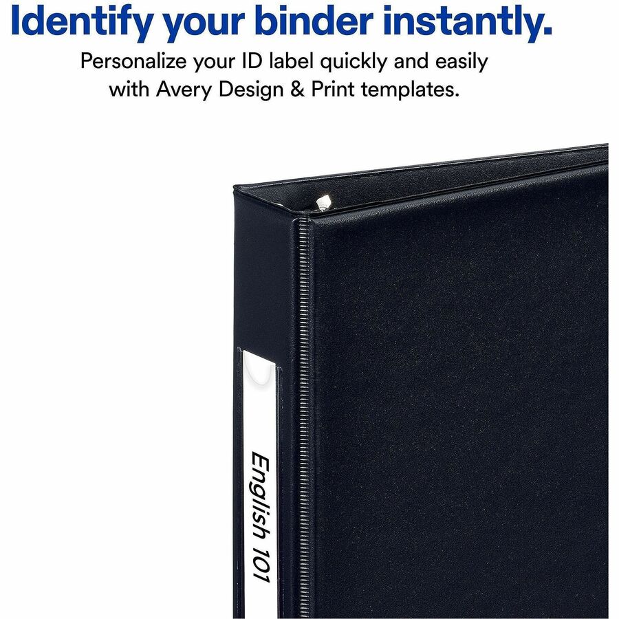 Avery® Mini Durable Binder - 1" Binder Capacity - 8 1/2" x 5 1/2" Sheet Size - 175 Sheet Capacity - 3 Ring - Fastener: R