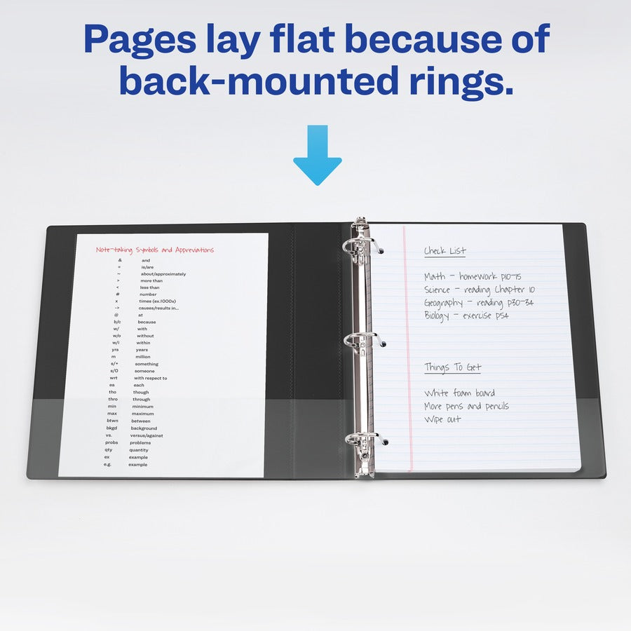 Avery® Durable Binder - DuraHinge - 3" Binder Capacity - Letter - 8 1/2" x 11" Sheet Size - 600 Sheet Capacity - 3 Ring 