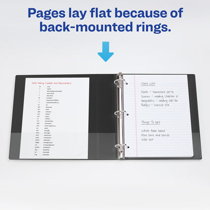 Avery® Durable Binder - DuraHinge - 3" Binder Capacity - Letter - 8 1/2" x 11" Sheet Size - 600 Sheet Capacity - 3 Ring 