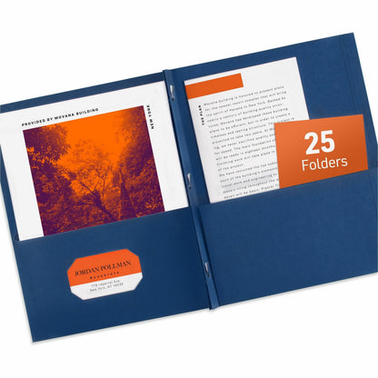 Avery® Letter Report Cover - 8 1/2" x 11" - 70 Sheets Capacity - 3 x 3-prong Fastener - 1/2" for Folder - 2 Internal Poc