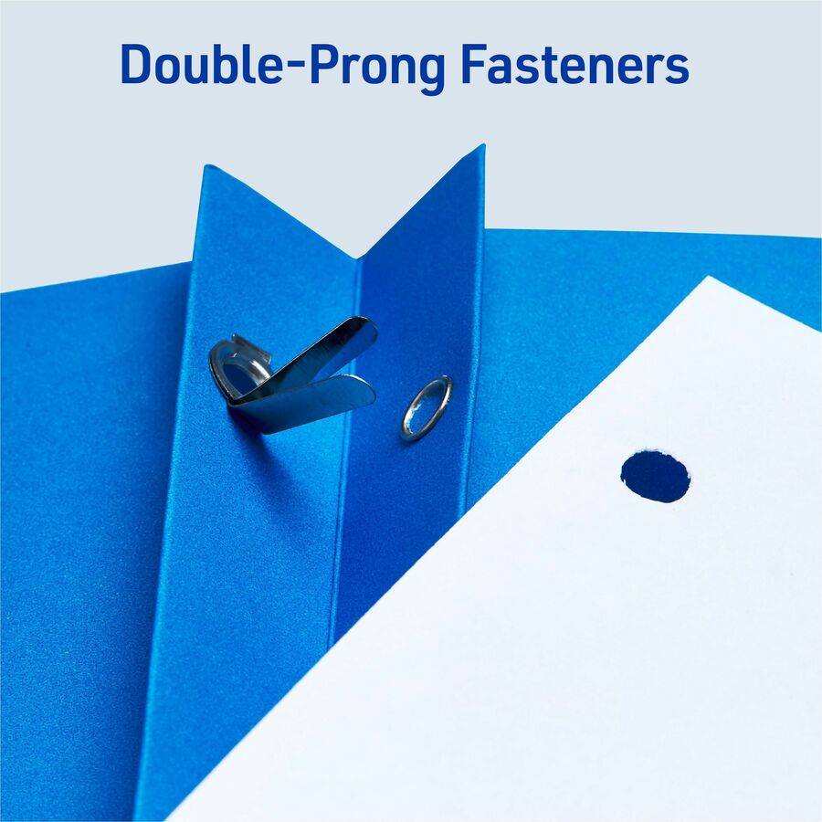 Avery® Letter Report Cover - 8 1/2" x 11" - 70 Sheets Capacity - 3 x 3-prong Fastener - 1/2" for Folder - 2 Internal Poc