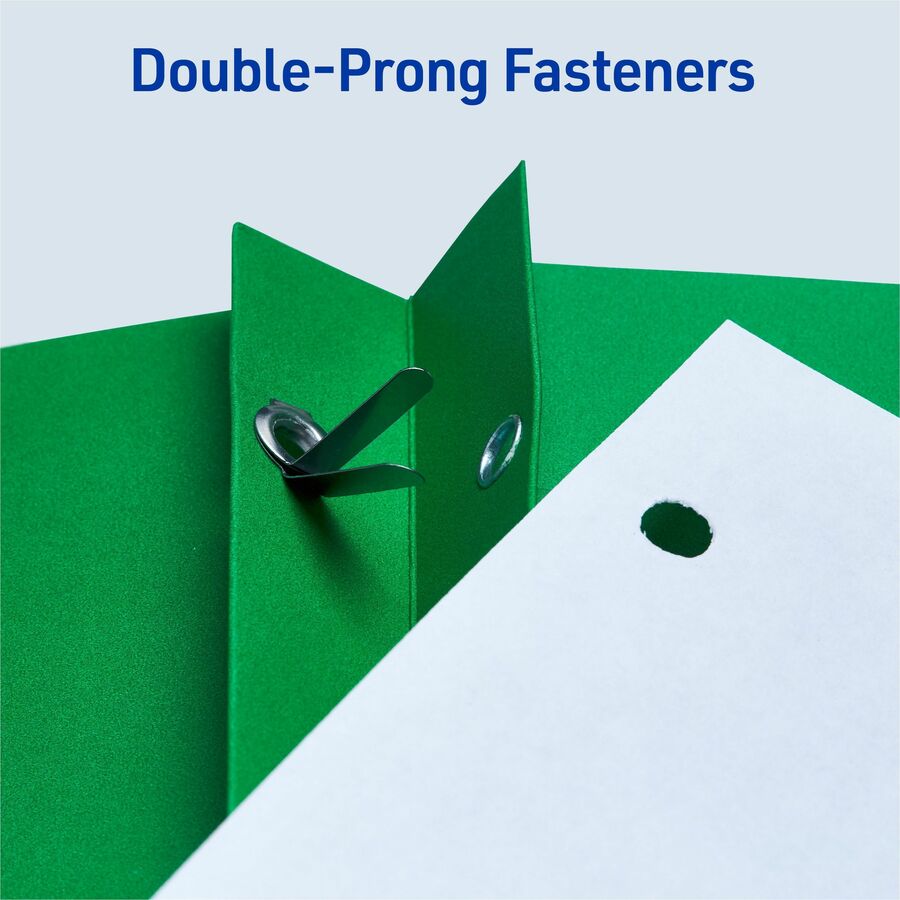 Avery® Letter Report Cover - 8 1/2" x 11" - 70 Sheets Capacity - 3 x 3-prong Fastener - 1/2" for Folder - 2 Internal Poc