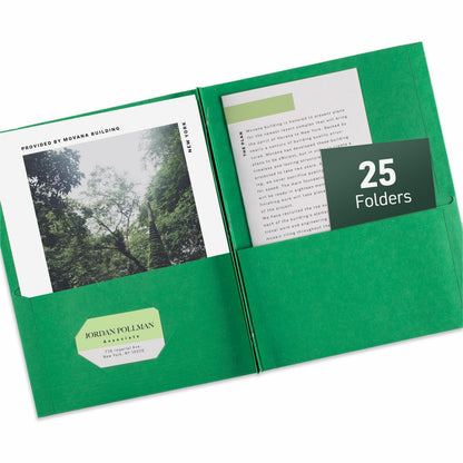 Avery® Letter Report Cover - 8 1/2" x 11" - 70 Sheets Capacity - 3 x 3-prong Fastener - 1/2" for Folder - 2 Internal Poc