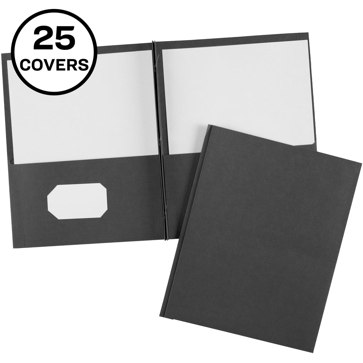 Avery® Letter Report Cover - 8 1/2" x 11" - 70 Sheets Capacity - 3 x 3-prong Fastener - 1/2" for Folder - 2 Internal Poc