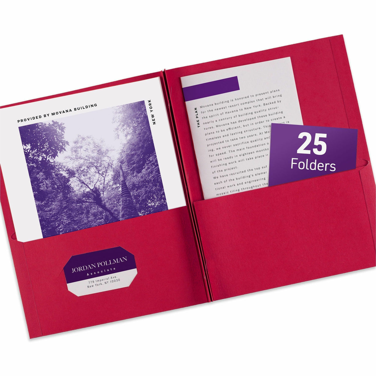 Avery® Letter Report Cover - 8 1/2" x 11" - 70 Sheets Capacity - 3 x 3-prong Fastener - 1/2" for Folder - 2 Internal Poc