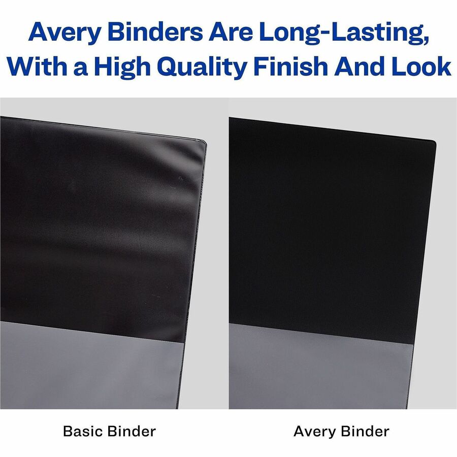 Avery® Heavy-Duty Framed View 3-Ring Binder - 1/2" Binder Capacity - Letter - 8 1/2" x 11" Sheet Size - 135 Sheet Capaci