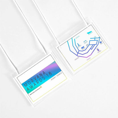 Avery Name Badges with Cords, 3" x 4" , 100 Total (74459) - Letter - 8 1/2" x 11" - 100 / Box