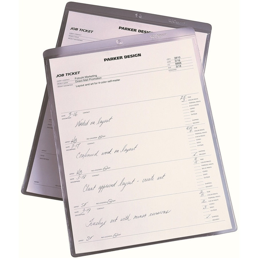 Avery® Vinyl File Pocket - 9" x 12" - Vinyl - Clear - 10 / Pack
