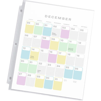 Avery® Economy-Weight Sheet Protectors - For Letter 8 1/2" x 11" Sheet - Clear - Polypropylene - 100 / Box