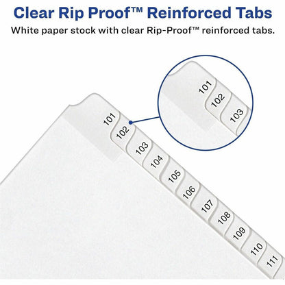 Avery® Allstate Style EXHIBIT Tab Legal Dividers - 1 x Divider(s) - Side Tab(s) - EXHIBIT A-Z - 25 Tab(s)/Set - 1 Set