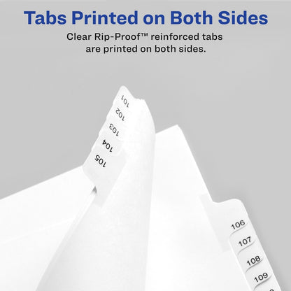 Avery® Allstate Style EXHIBIT Tab Legal Dividers - 1 x Divider(s) - Side Tab(s) - EXHIBIT A-Z - 25 Tab(s)/Set - 1 Set