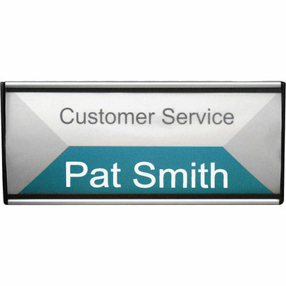 Advantus People Pointer Wall Sign - 8.8" Width x 4" Height x 0.6" Depth - Door-mountable, Wall Mountable - Mounting Hard