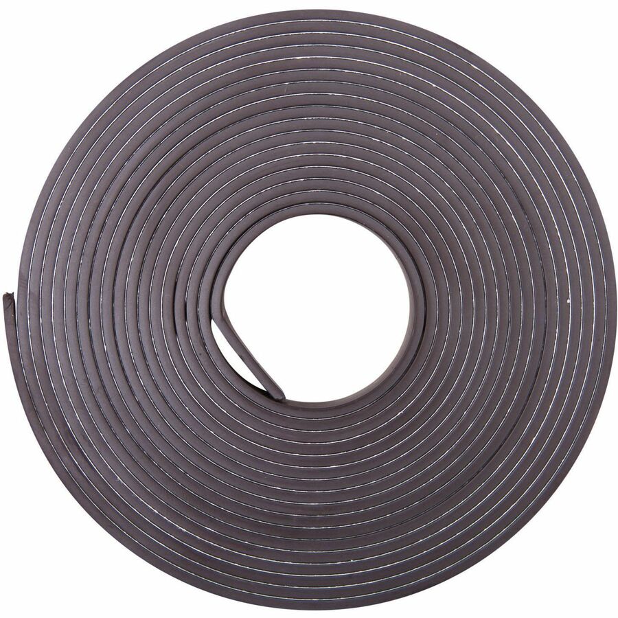 Zeus Magnetic Tape 10' x 1/2" WHITE (66010) - 10 ft Length x 0.50" Width - Black, White - Adhesive Backing - 1 Roll