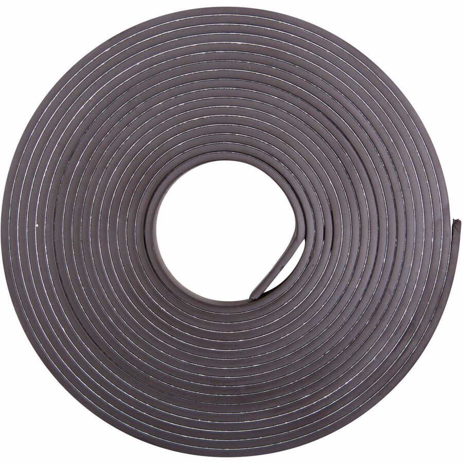 Zeus Magnetic Tape 10' x 1/2" WHITE (66010) - 10 ft Length x 0.50" Width - Black, White - Adhesive Backing - 1 Roll