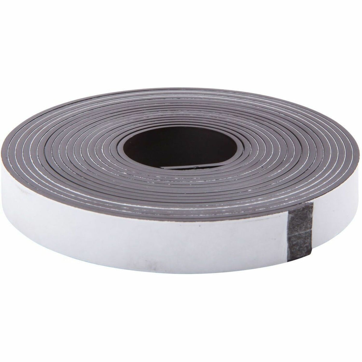 Zeus Magnetic Tape 10' x 1/2" WHITE (66010) - 10 ft Length x 0.50" Width - Black, White - Adhesive Backing - 1 Roll