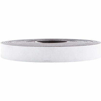Zeus Magnetic Tape 100' L x 1" H WHITE (66100) - 33.33 yd Length x 1" Width - Black, White - Adhesive Backing - 1 Roll