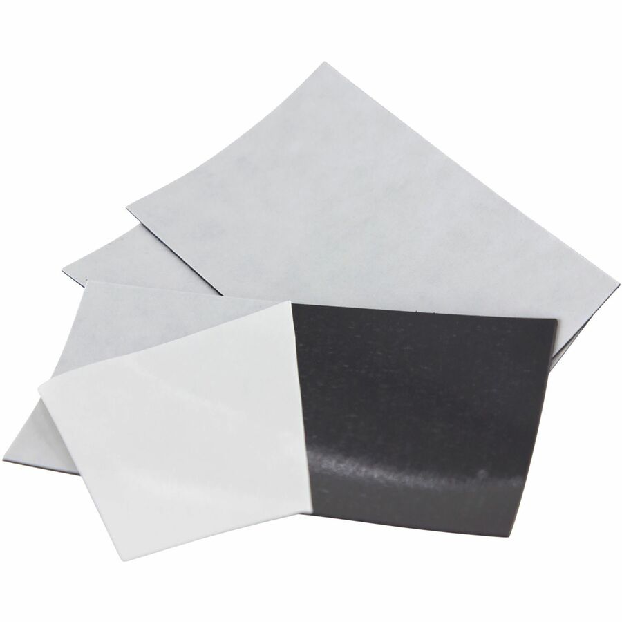 Zeus Adhesive Backed Business Card Magnets 3 1/2" x 2" 25 Pack White - 3.50" Length x 2" Width - White - 25 / Pack