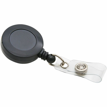 SICURIX 68844 Badge Holder - Plastic - Black - Compact - 1 Each