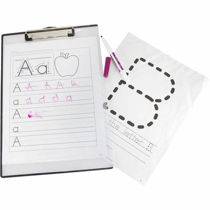 Baumgartens Quick Reference Clipboard - 9" x 12" Sheet Size - Vinyl - Clear - 1 Each