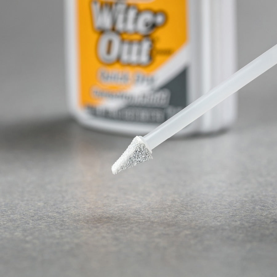 BIC Quick Dry Correction Fluid, White - Foam Brush Applicator - 20 mL - White - 12 / Dozen