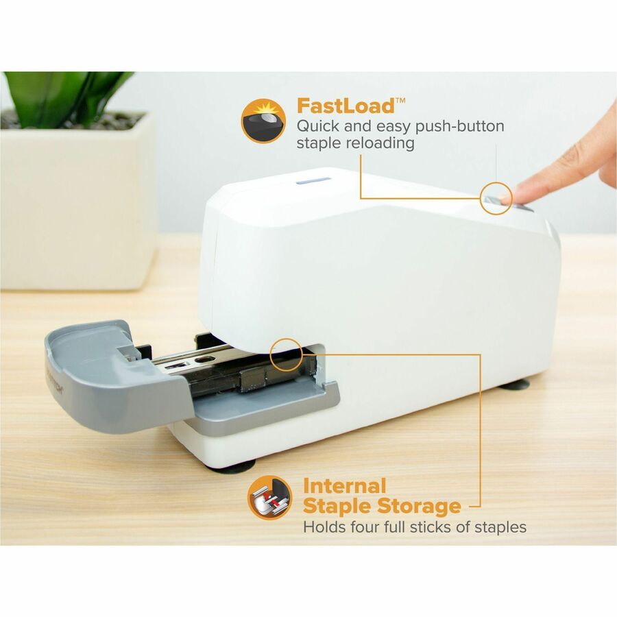 Bostitch Impulse 25 Electric Stapler - Staples Upto 25 Sheet - Holds Upto 210 Staple - Full Strip - Staple Size: 0.25" -