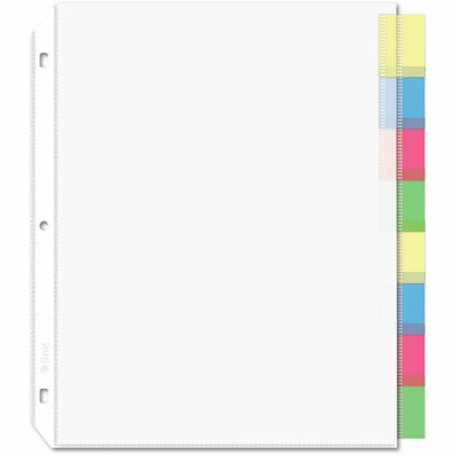 C-Line Top-Loading Sheet Protectors - For Letter 8 1/2" x 11" Sheet - Assorted - Polypropylene - 1 Set