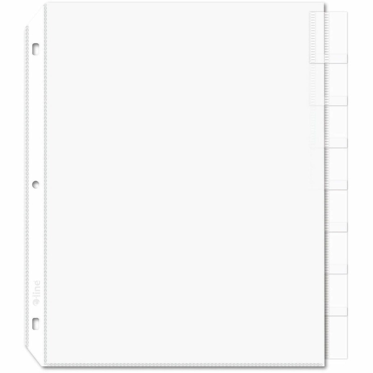 C-Line Top-Loading Sheet Protectors - For Letter 8 1/2" x 11" Sheet - Clear - Polypropylene - 1 Set