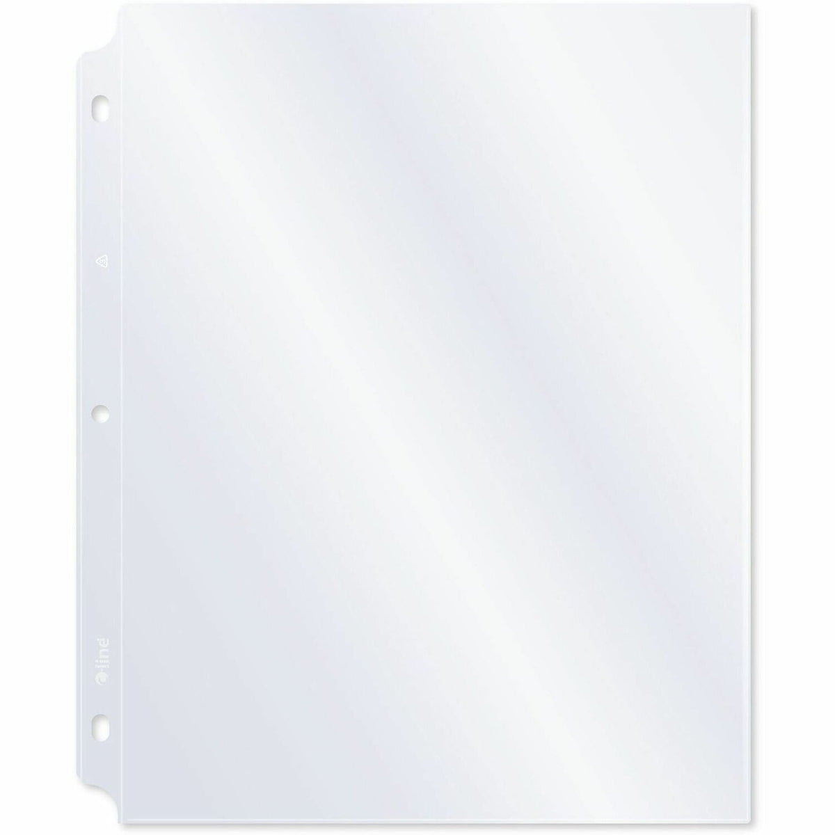 C-Line Vinyl Top Loading Sheet Protectors - For Letter 8 1/2" x 11" Sheet - 3 x Holes - Ring Binder - Clear - Vinyl - 50