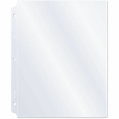 C-Line Vinyl Top Loading Sheet Protectors - For Letter 8 1/2" x 11" Sheet - 3 x Holes - Ring Binder - Clear - Vinyl - 50