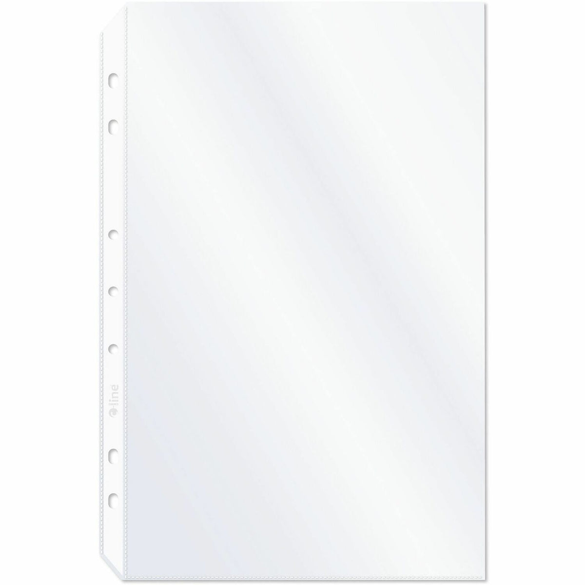 C-Line Legal Size Top Loading Sheet Protectors - For Legal 8 1/2" x 14" Sheet - 4 x Holes - Ring Binder - Clear - Polypr