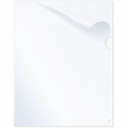 C-Line Letter Project File - 8 1/2" x 11" - Vinyl - Clear - Heavyweight Cover - 50 / Box