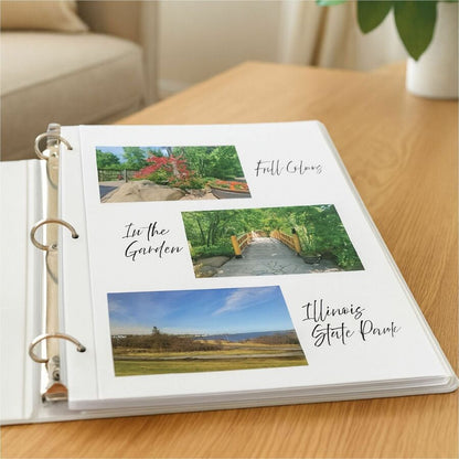 C-Line Redi-Mount Photo Protectors - 9" Width x 11" Length - 3-ring Binding