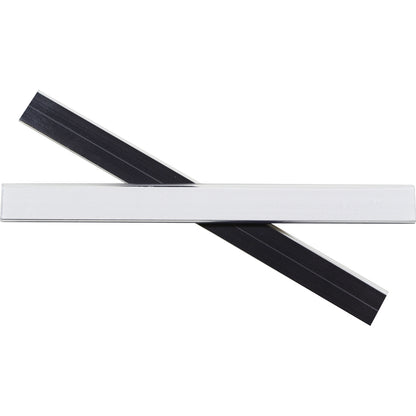 C-Line Magnetic Shelf/Bin Label Holders - 0.5" Width x 6" Length - Plastic - Clear - 10 / Box