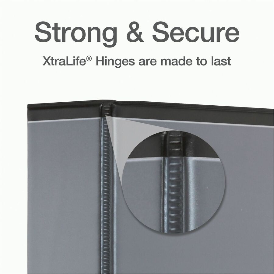 Cardinal® Xtralife ClearVue Locking Slant-D Binder - 2" Binder Capacity - Letter - 8 1/2" x 11" Sheet Size - 540 Sheet C