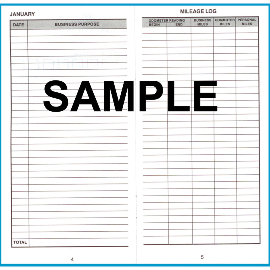 Dome Auto Mileage Log - 32 Sheet(s) - 3.25" x 6.25" Sheet Size - Gray - White Sheet(s) - Gray Print Color - Recycled - 1