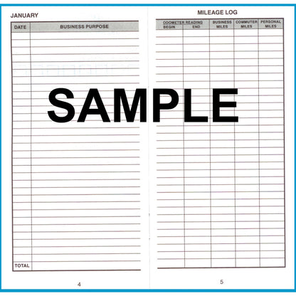 Dome Auto Mileage Log - 32 Sheet(s) - 3.25" x 6.25" Sheet Size - Gray - White Sheet(s) - Gray Print Color - Recycled - 1