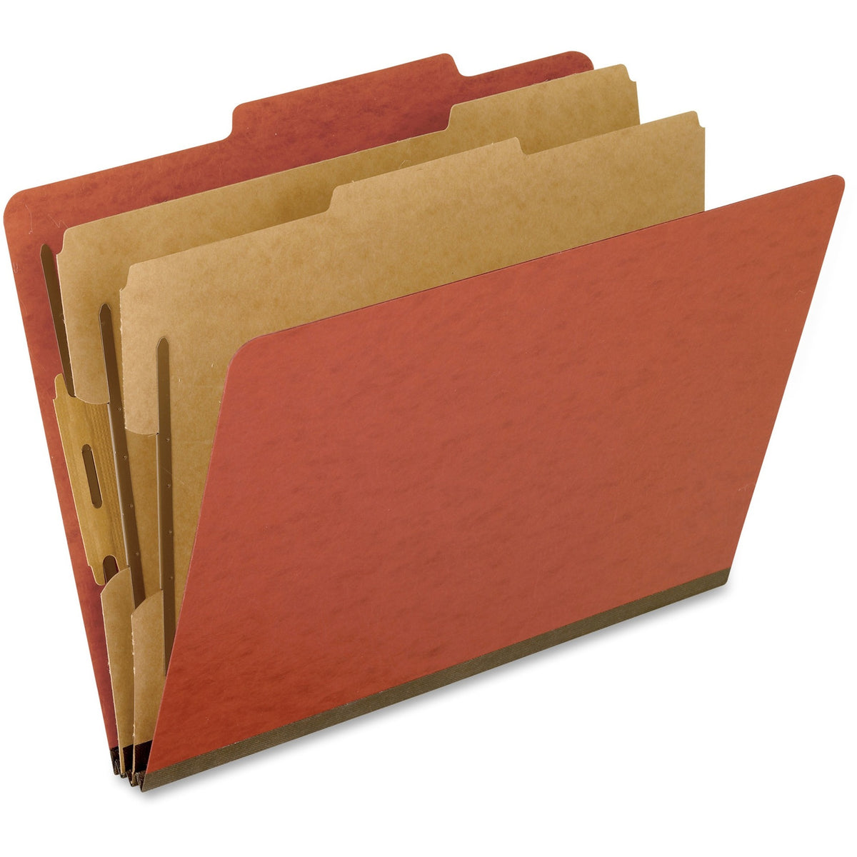 Pendaflex 2/5 Tab Cut Letter Recycled Classification Folder - 8 1/2" x 11" - 2" Expansion - 4 Fastener - 2" for Folder, 