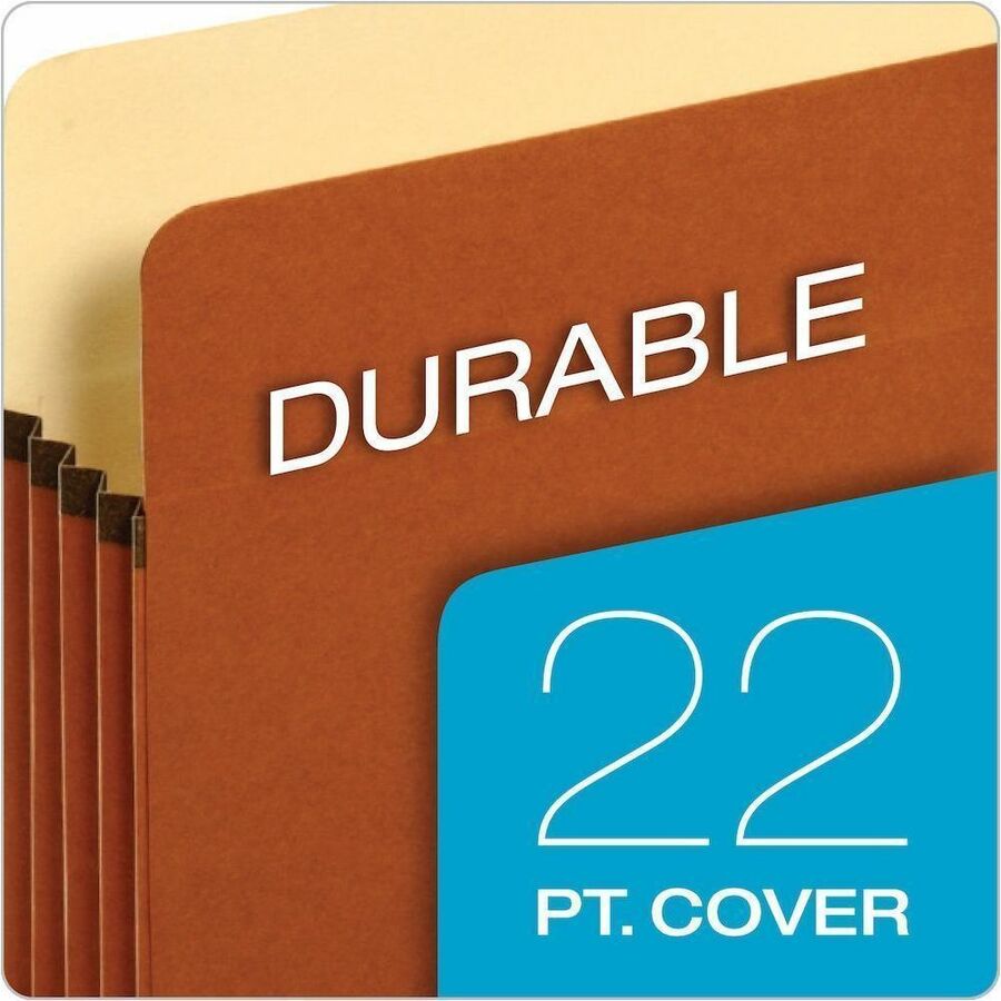 Pendaflex Straight Tab Cut Letter Recycled Expanding File - 8 1/2" x 11" - 350 Sheets Capacity - 1 3/4" Expansion - Top 