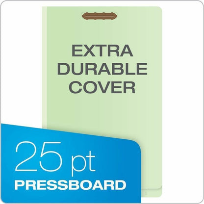 Pendaflex Straight Tab Cut Legal Recycled Classification Folder with Fastener - 8 1/2" x 14" - 400 Sheets Capacity - 2 1