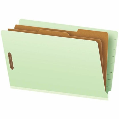 Pendaflex Straight Tab Cut Legal Recycled Classification Folder with Fastener - 8 1/2" x 14" - 400 Sheets Capacity - 2 1