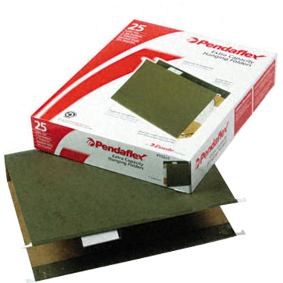 Pendaflex Letter Hanging Folder - 2" Folder Capacity - 8 1/2" x 11" - Folder - Standard Green - Reinforced, Reinforced G