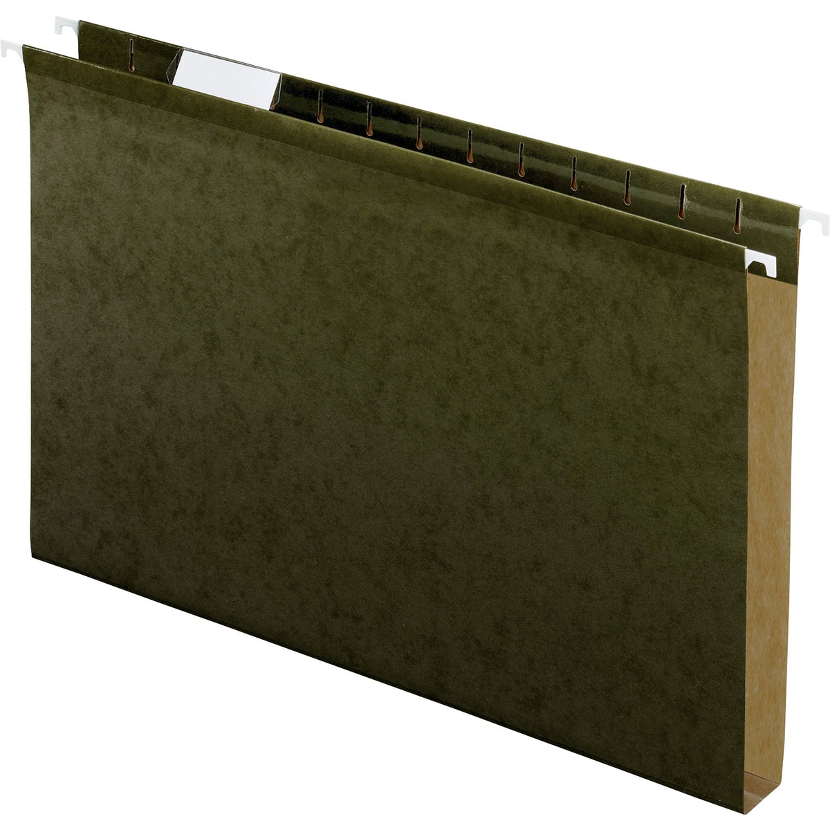 Pendaflex Legal Recycled Hanging Folder - 1" Folder Capacity - 8 1/2" x 14" - 1" Expansion - Pressboard - Standard Green