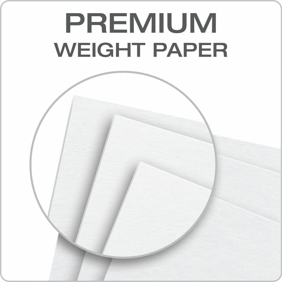 Oxford Blank Index Cards, 5" x 8" , White, 100 Per Pack - 5" x 8" - 72 lb Basis Weight - Sustainable Forestry Initiative